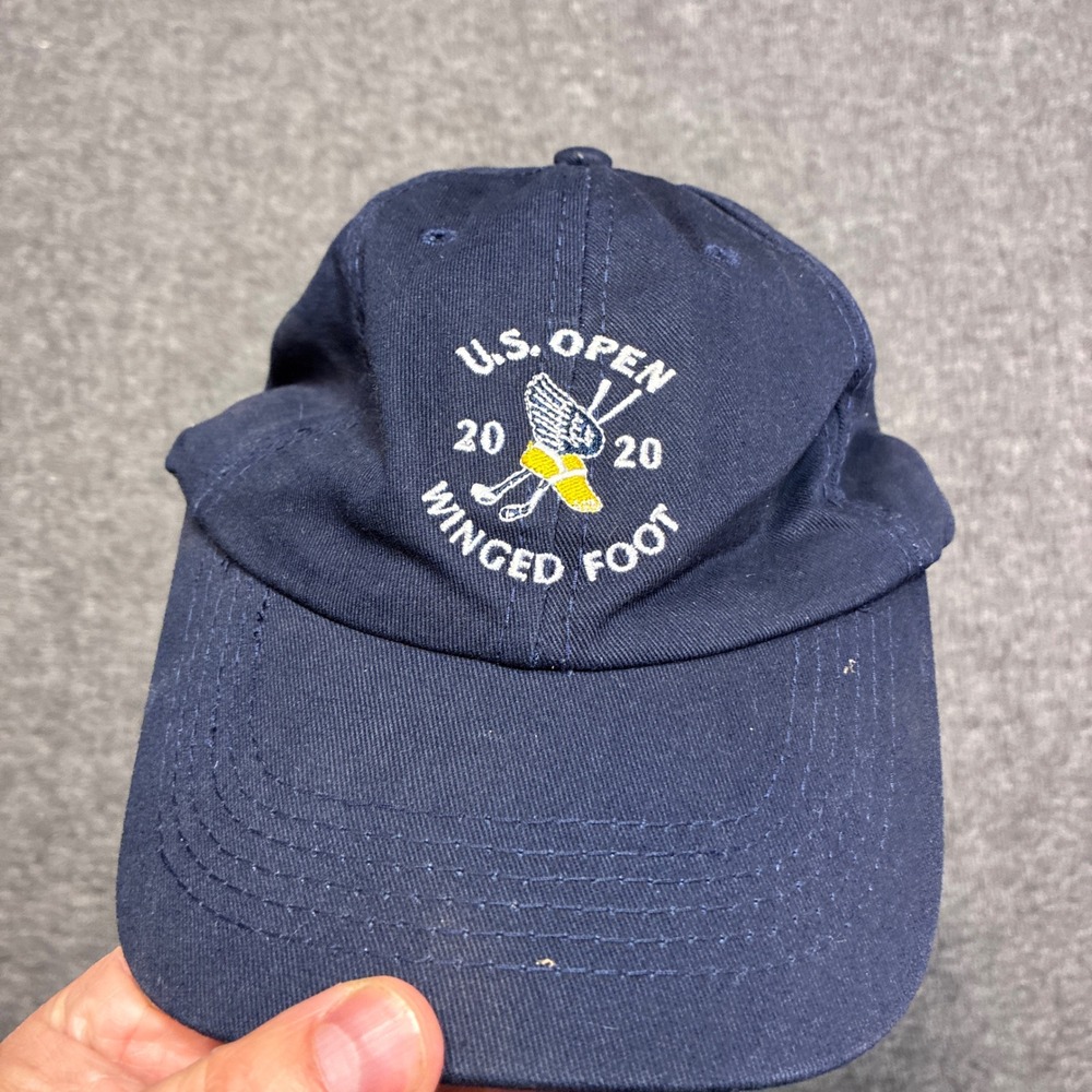 USGA 2020 U.S. Open Winged Foot Hat Mens OSFA Navy Blue USGA‎ Member Adjustable